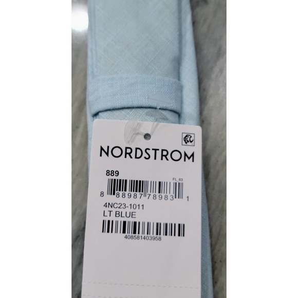 Nordstrom Light Blue Tie New With Tags - Picture 2 of 7